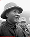 1945年8月28日毛主席赴重庆谈判抵达机场
