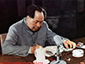 1954年毛主席在杭州修改宪法草案