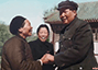1953年4月黄继光的母亲邓芳芝作为代表出席了第二次全国妇女大会毛主席接见抗美援朝英雄黄继光的母亲
